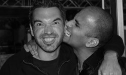 Martin mit Eric Papilaya Martin mit Eric Papilaya